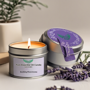Pure Essential Oil Candle | Lavender