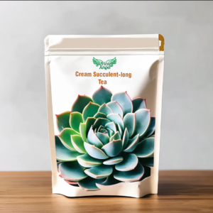 Cream Succulent-long Tea